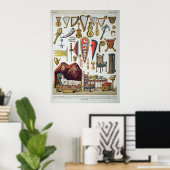 Medieval Musical Instruments, enz. Poster (Thuiskantoor)