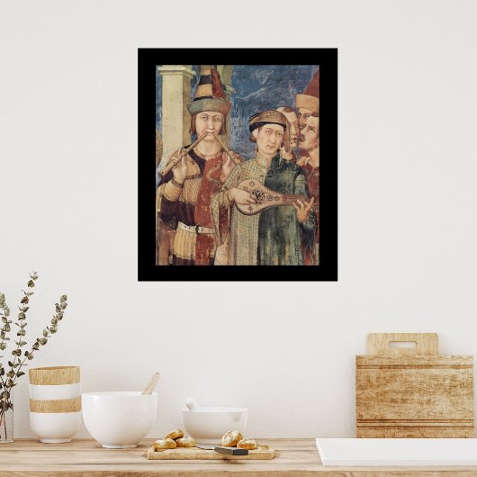 Medieval Musicians Poster (Keuken)