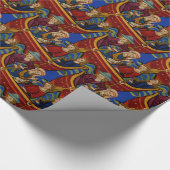 Medieval Nautical Frolic Cadeaupapier (Hoek)