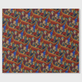 Medieval Nautical Frolic Cadeaupapier (Vlak)