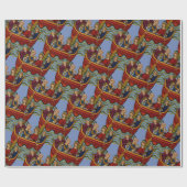 Medieval Nautical Frolic Cadeaupapier (Vlak)