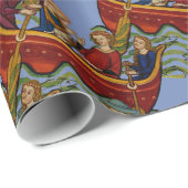 Medieval Nautical Frolic Cadeaupapier (Rol Hoek)