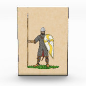 Medieval Norman Knight Circa 1066 Fotoblokken (Voorkant)