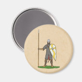 Medieval Norman Knight Circa 1066 Magneet (Voorkant / Achterkant)