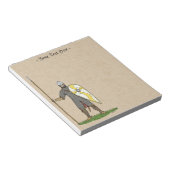 Medieval Norman Knight Circa 1066 Notitieblok (Schuin)