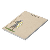 Medieval Norman Knight Circa 1066 Notitieblok (Linkerzijde)