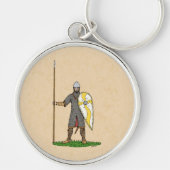 Medieval Norman Knight Circa 1066 Sleutelhanger (Voorkant)