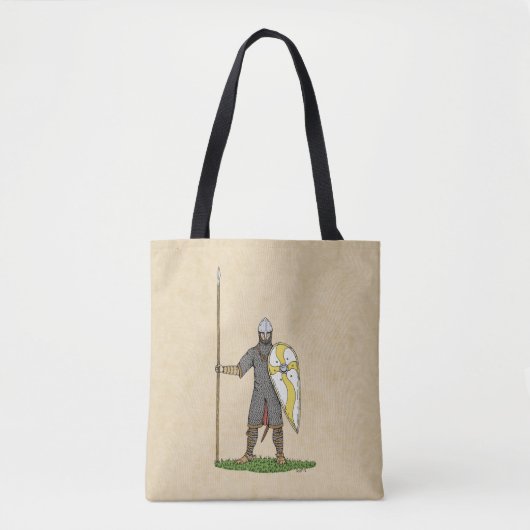 Medieval Norman Knight Circa 1066 Tote Bag (Voorkant)