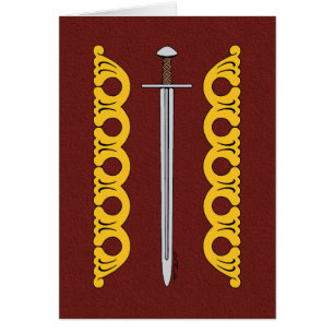 Medieval Norman Sword en Decoratieve Banden