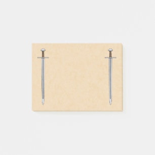 Medieval Norman Sword Post-it® Notes