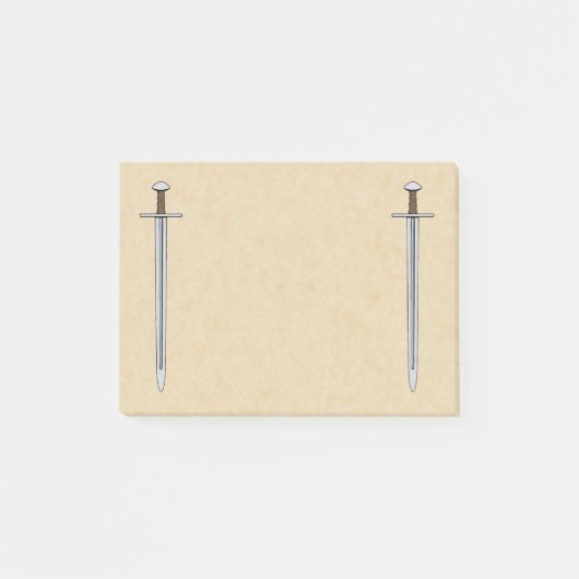 Medieval Norman Sword Post-it® Notes (Voorkant)
