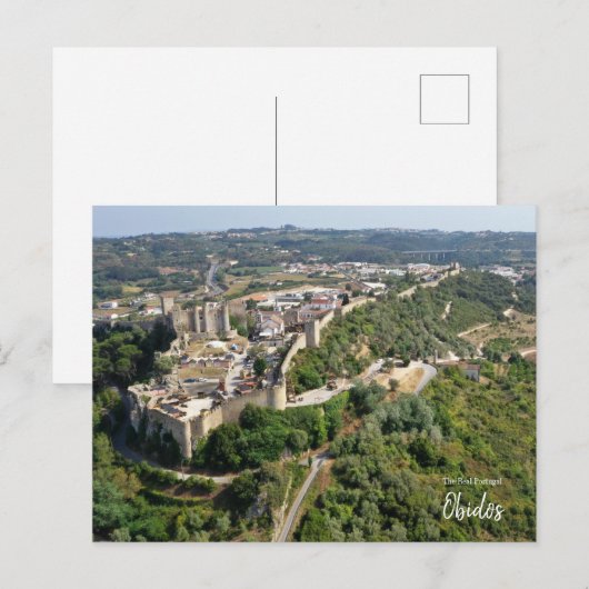Medieval Obidos Portugal Briefkaart (Voorkant / Achterkant)