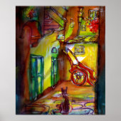 Medieval overnachting Florence Poster (Voorkant)