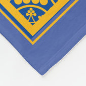 Medieval Patroon Fleece Deken (Hoek)