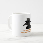 Medieval Plague Doctor houdt niet van ratten Koffiemok (Voorkant links)