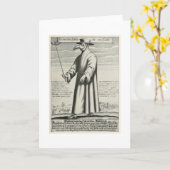 Medieval Plague Doctor Kaart (Gele Bloem)