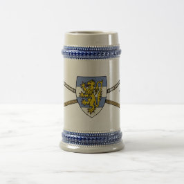 Medieval Poleaxen en Shield Bierpul