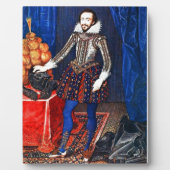 Medieval Portrait Plaque Fotoplaat (Voorkant)