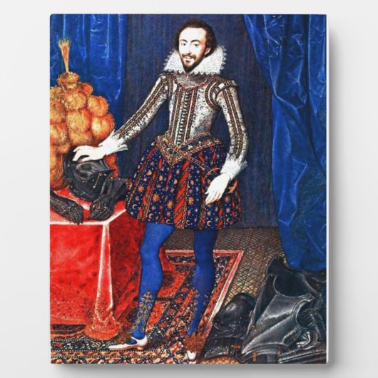 Medieval Portrait Plaque Fotoplaat (Voorkant)