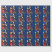 Medieval portretpapier cadeaupapier (Vlak)