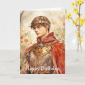 Medieval Prince Kaart (Gele Bloem)