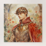 Medieval Prince Legpuzzel<br><div class="desc">A Watercolour portrait of a Medieval prince</div>