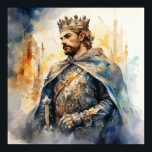 Medieval Prince Poster<br><div class="desc">A Watercolour portrait of a Medieval prince</div>