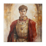 Medieval Prince Tegeltje<br><div class="desc">A Watercolour portrait of a Medieval prince</div>