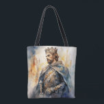Medieval Prince Tote Bag<br><div class="desc">A Watercolour portrait of a Medieval prince</div>