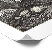 Medieval Queen en Hare Pet Dragon Poster (Hoek)