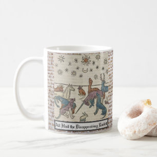 Medieval Rabbit Art Unicorn Camel Dog Cat Sun Star Koffiemok