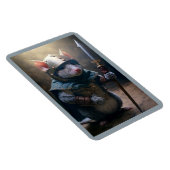 Medieval Rat met Spear Magnet Magneet (Rechterzijde)