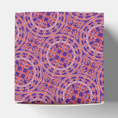 Medieval Red White Paars Wreater Leaves Romanesque Bedankdoosjes (Bovenkant)