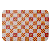 Medieval Red Yellow Vair Ermine Heraldic Badmat (Voorkant)