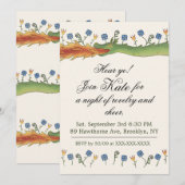 Medieval Ren Faire dragon Invitation Kaart (Voorkant / Achterkant)