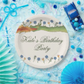 Medieval Ren Faire dragon Papieren Bordje (Feest)