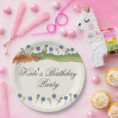 Medieval Ren Faire dragon Papieren Bordje (Feest)