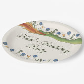 Medieval Ren Faire dragon Papieren Bordje (Gekanteld)