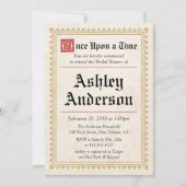 Medieval Renaissance Bridal Shower Kaart (Voorkant)