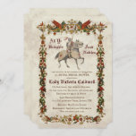 Medieval Renaissance Bridal Shower Kaart<br><div class="desc">Medieval renaissance middeleeuwen Dark Ages Tournament Jousting Knight Dragons  Bridal Shower</div>