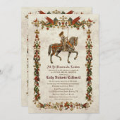 Medieval Renaissance Bridal Shower Kaart (Voorkant / Achterkant)