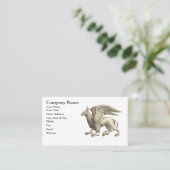 Medieval Renaissance Griffin Visitekaartje (Staand voorkant)