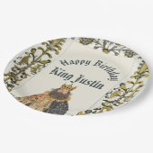Medieval Renaissance King Birthday Papieren Bordje (Gekanteld)