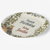 Medieval Renaissance King Birthday  Papieren Bordje (Gekanteld)