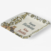 Medieval Renaissance King Birthday  Papieren Bordje (Gebogen)