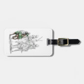 Medieval Renaissance Knachten Bagagelabel (Voorkant horizontaal)