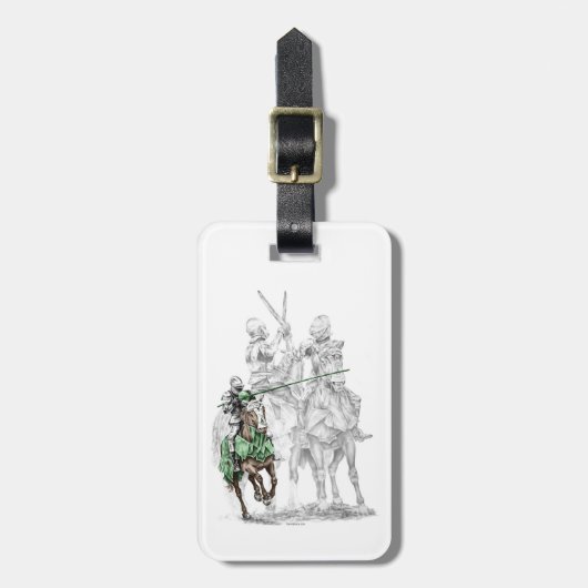 Medieval Renaissance Knachten Bagagelabel (Voorkant verticaal)