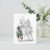 Medieval Renaissance Knachten Briefkaart (Staand voorkant)