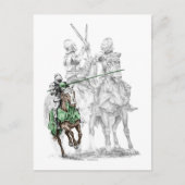 Medieval Renaissance Knachten Briefkaart (Voorkant)