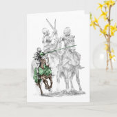 Medieval Renaissance Knachten Kaart (Gele Bloem)